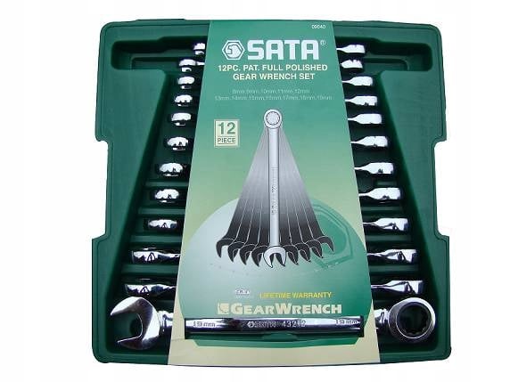 SATA FLAT RATCHET keyYS RATCHET CASE SET Gamintojo kodas 09040