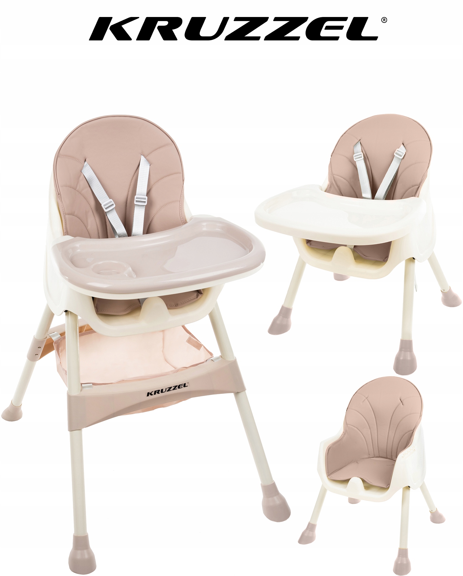 3in1 kūdikio maitinimo kėdutės padėklas automobilinė kėdutė Gamintojo kodas 12059 Kūdikio kėdutė + Stalo padėklas Rožinė