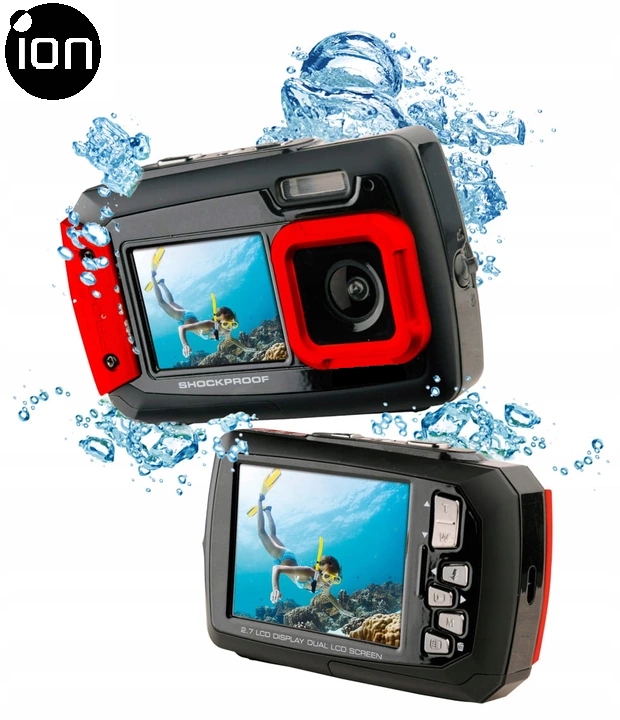 Vandeniui atspari skaitmeninė kamera 14 MPX 2x LCD + NEMOKAMAS EAN 4897042191324