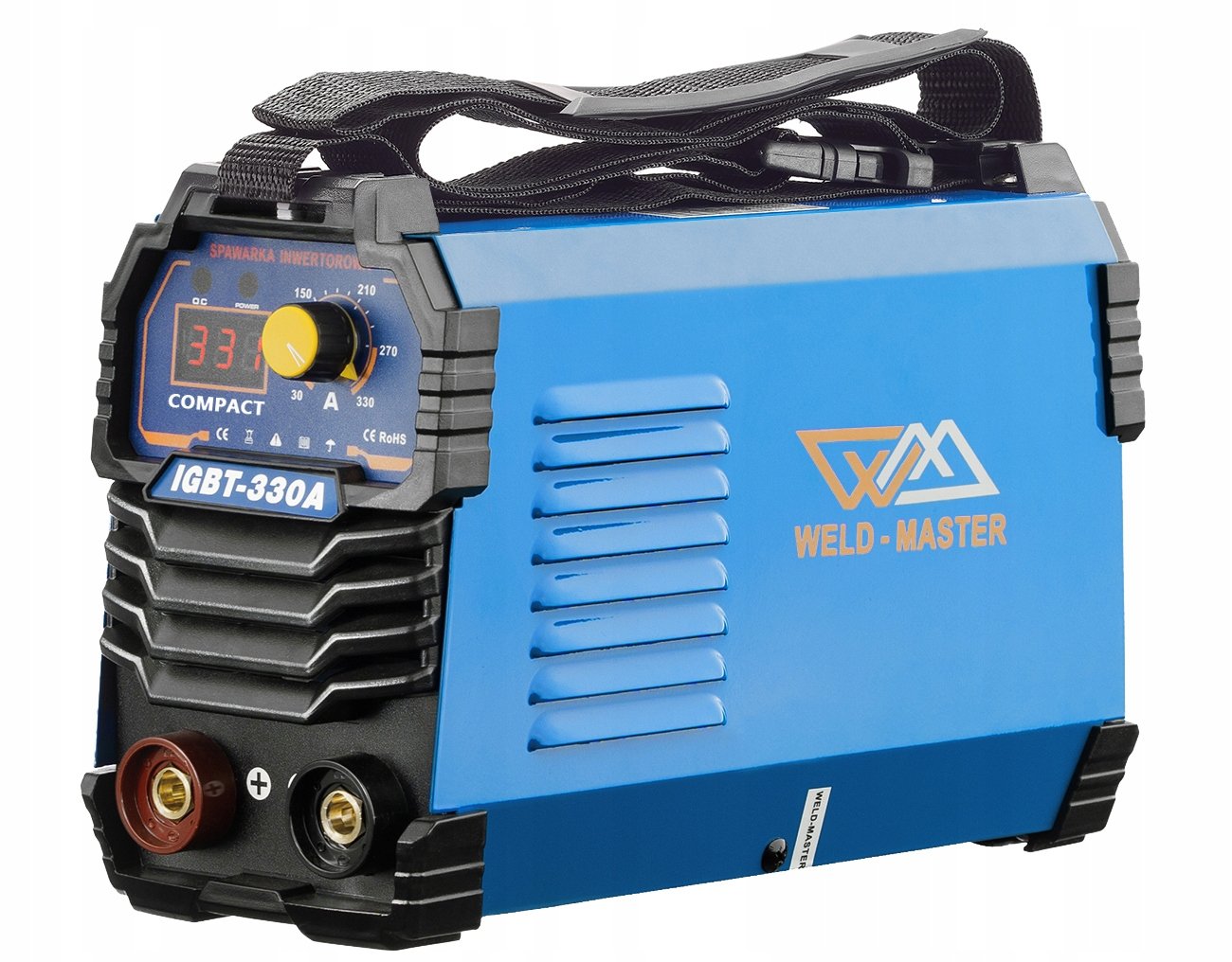 INVERTERIS WELD MASTER 330A TIG + KIT Suvirinimo diapazonas 30-330 A