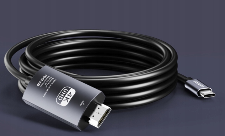 KABEL ADAPTER USB-C 3.1 TYP C DO HDMI 4K MHL 200cm EAN 6067078134574