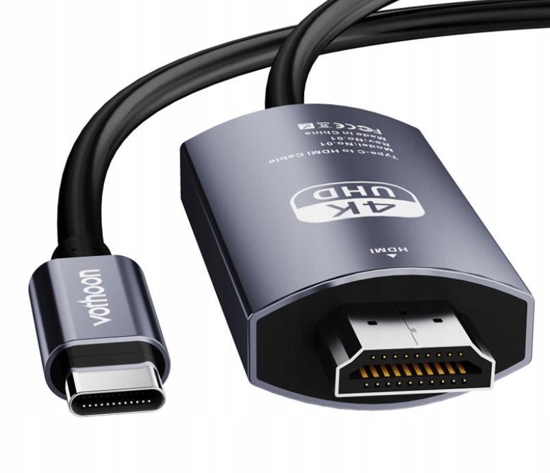 KABEL ADAPTER USB-C 3.1 TYP C DO HDMI 4K MHL 200cm