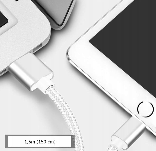 Kabel USB LIGHTNING iPad iPhone 6 7 8 9 X 11 1,5m Producent Zenwire
