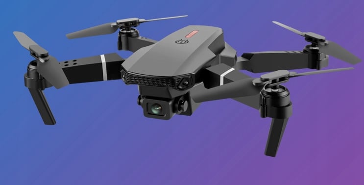 DRONE E90 PRO KAMEROS 4K WIFI HD ŽAISLAS ZAWIS 250m EAN 6436526522520