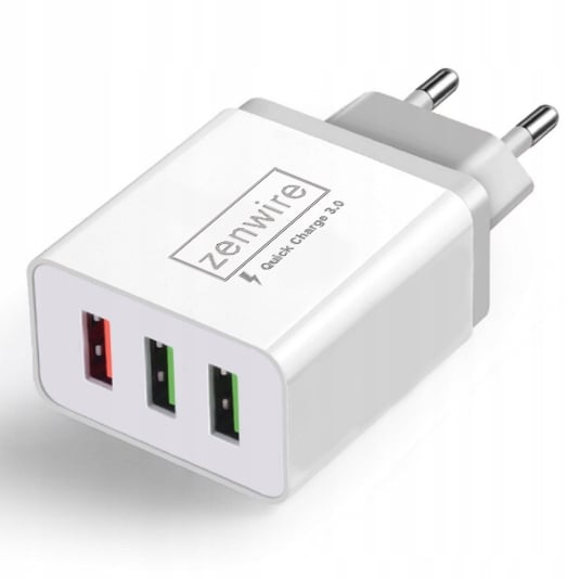 ŁADOWARKA QUICK CHARGE 3.0 SZYBKA 3x USB TELEFON Kod producenta zenwire