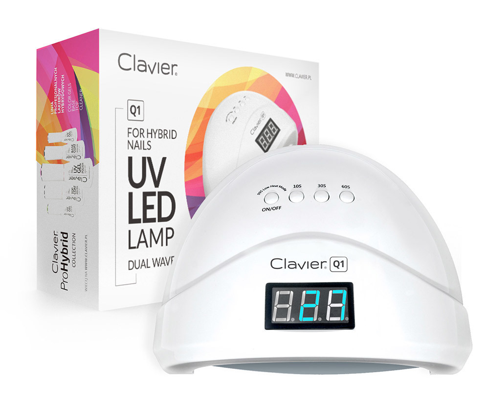 UV LED lempa - CLAVIER - Q1 nagams, hibridinė, 48W geliai