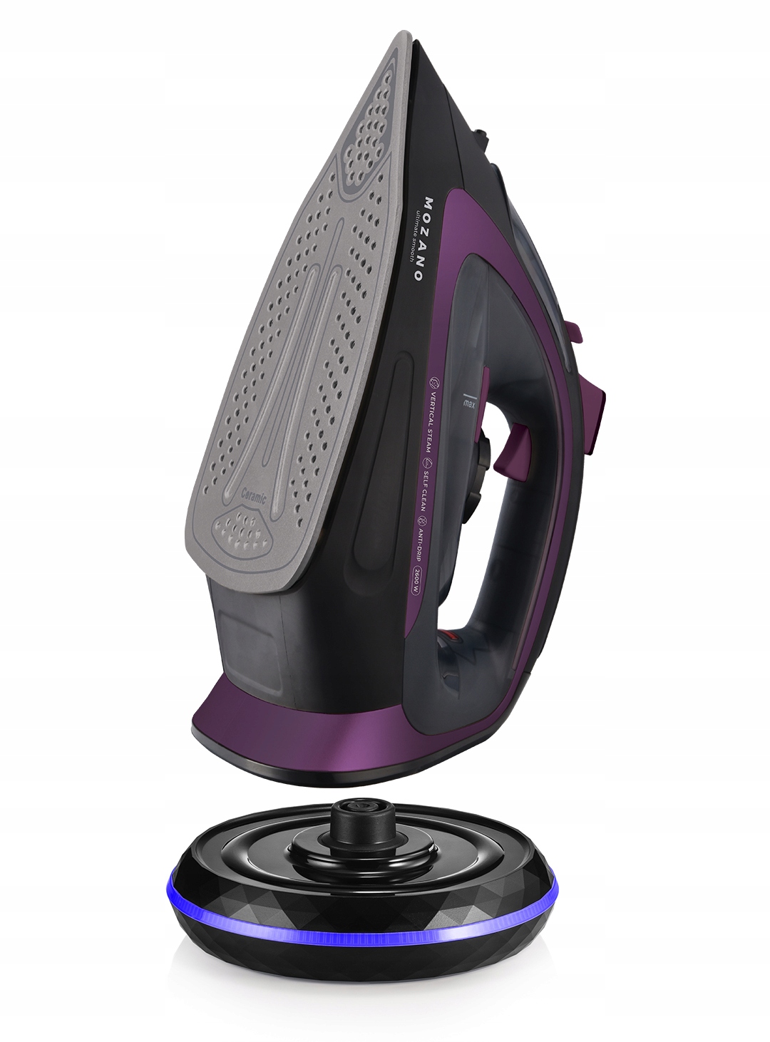 PREMIUM WIRELESS STEAM IRON HIGH POWER 2600 Valmistajakoodi Purppura langaton höyrysilitysrauta