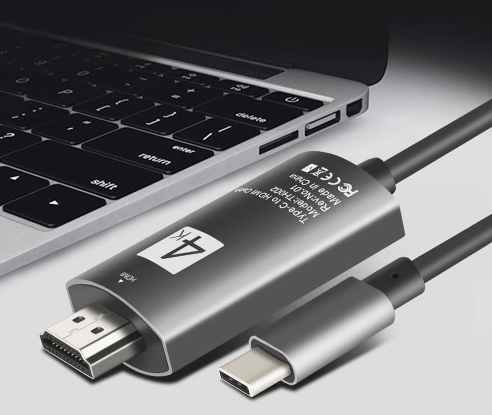 Телефонный кабель MHL USB тип C - Hdmi, потоковая передача 4K цена | pigu.lt