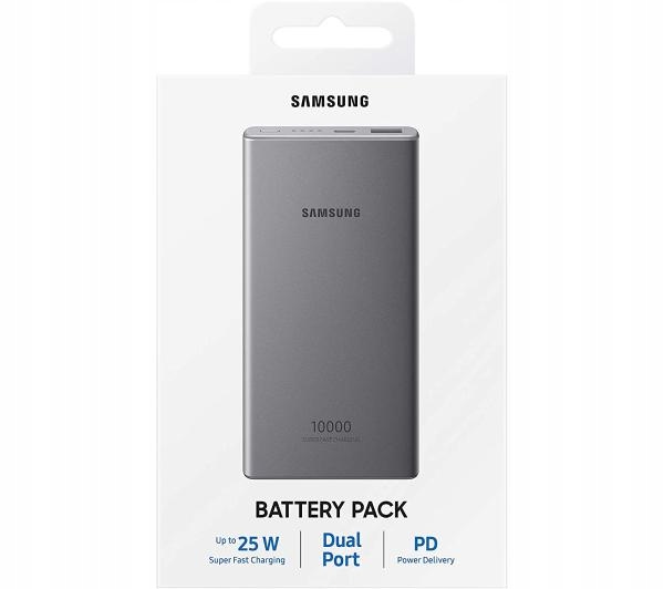 Samsung Power Bank 10000 mAh Super Fast Charge 25W Produkto svoris 240 g