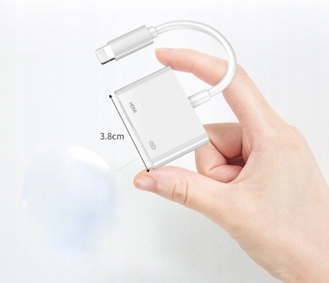 PRZEJŚCIÓWKA Adapter AV Lightning HDMI iPhone iPad Model zenwire adapter