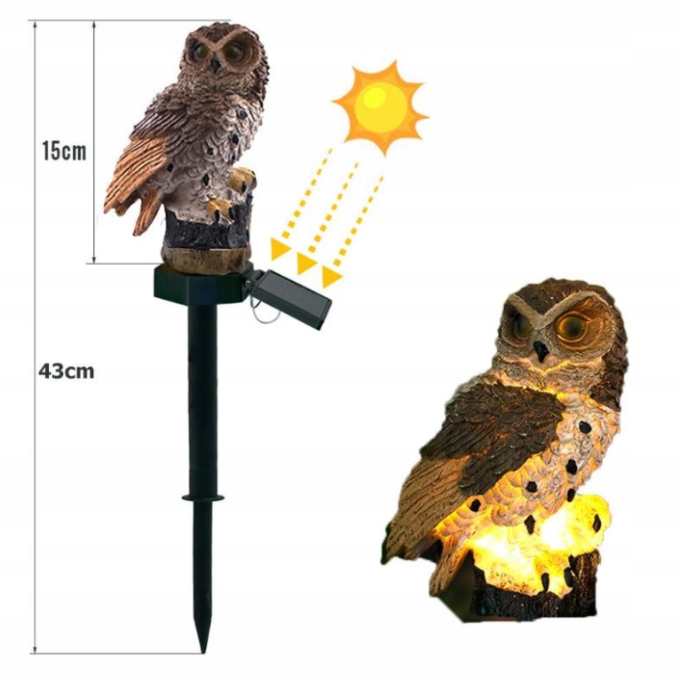 Lempa SOLAR OWL LED (saulės) WATERPROOF EAN (GTIN) 7427257600822