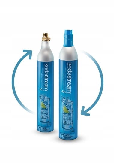Sodastream CO2 kasetinis cilindras, skirtas SodaStream prekės ženklo balionų prisotintuvui