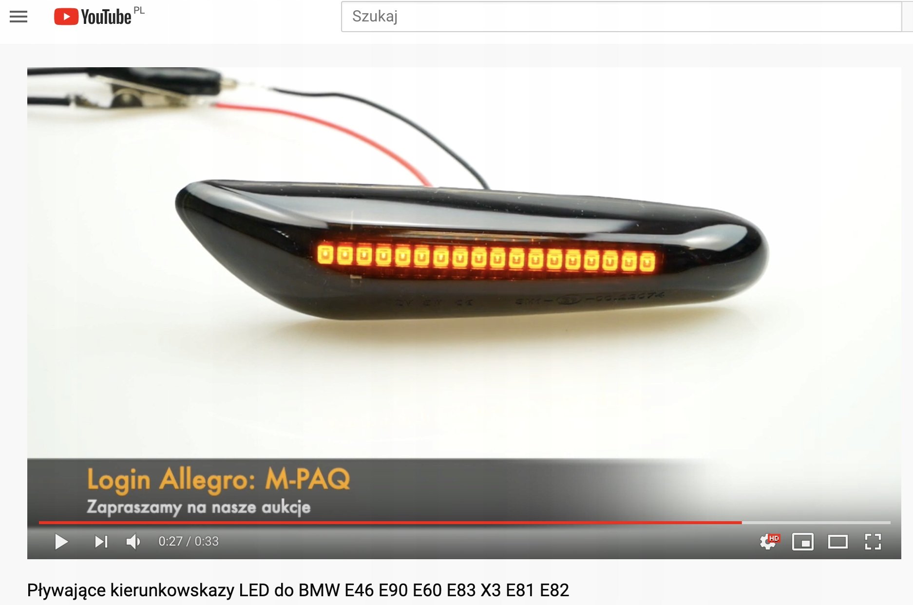 Dinaminiai LED indikatoriai BMW E46 E60 E90 Automobilių tipas Lengviesiems automobiliams