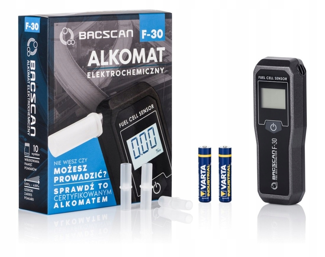 BACscan F30 + PDK elektrocheminis alkotesteris