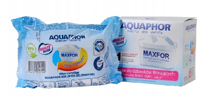 5 vnt.  KASETĖS FILTRAS AQUAPHOR MAXFOR B25 BRITA DAFI Gamintojas Aquaphor