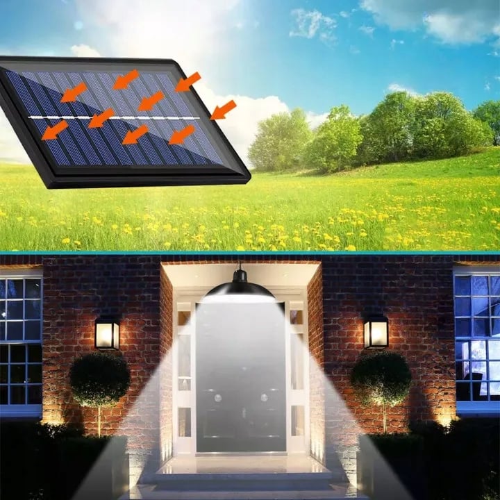 2x SIUSTURA SOLAR LED LAMP pakabinamas sodas Gamintojo kodas 21356532