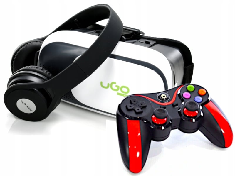 Kalėdinė dovana Goggles BOX 3D Headphones Gamepad Gamintojo kodas UVR-1025