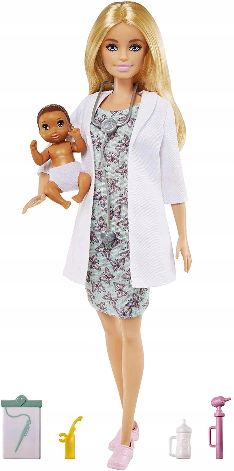 BARBIE DOCTOR PEDIATRĖS LĖLĖ + kūdikis GYK01 Hero nėra