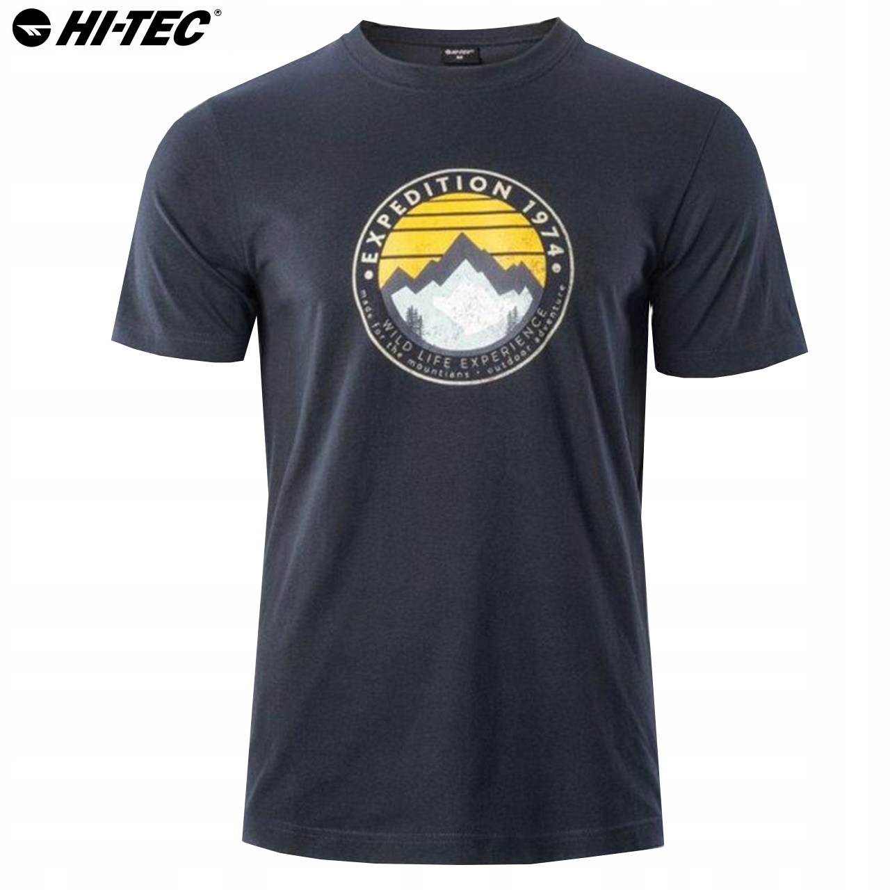 Koszulka Męska HI-TEC ZERGO T-Shirt Podkoszulek Sportowa na co dzień L Marka Hi-Tec