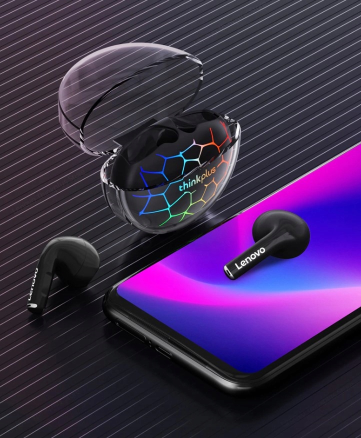 BELAIDĖS BLUETOOTH AUSINĖS LENOVO AUSINĖS Dominuojanti spalva juoda