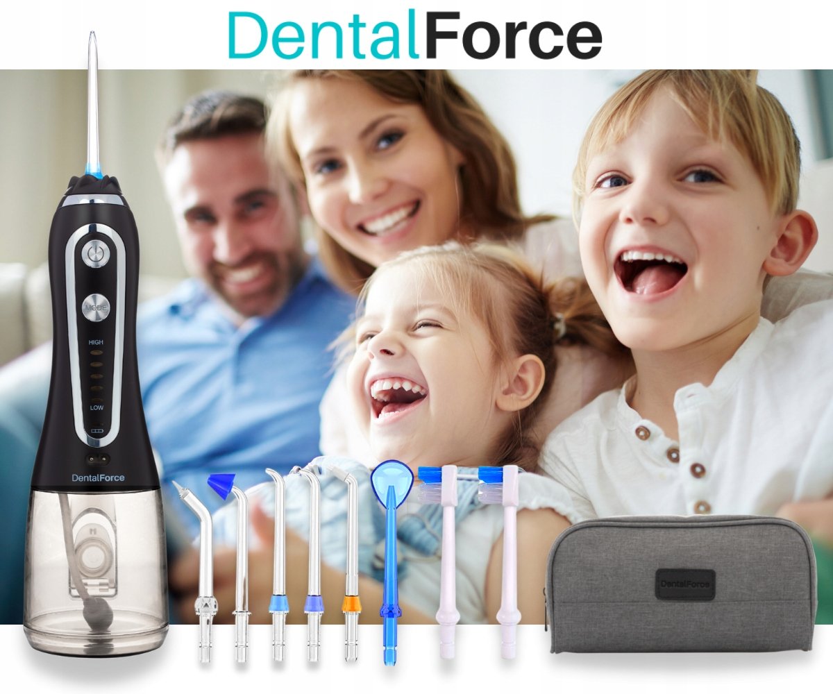 BELAIDĖ DANTŲ GĖLĖ DentalForce +8 NOZZLES Type Wireless