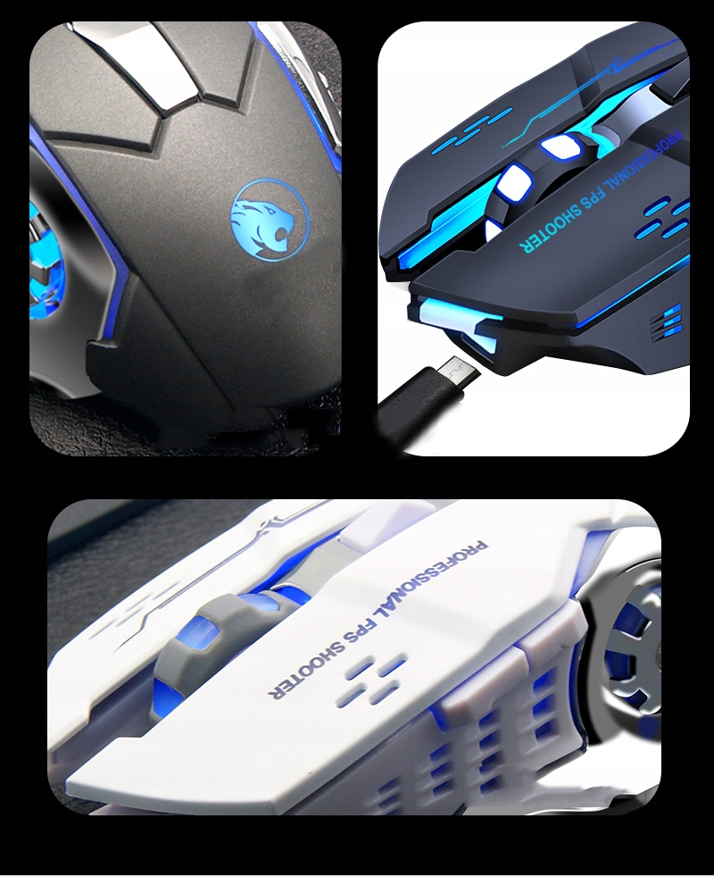 BELAIDĖ ŽAIDIMŲ PELĖ, skirta GAMERS Aku Modelis Belaidė GAMING GAMING MOUSE, skirta GAMERS LED G8