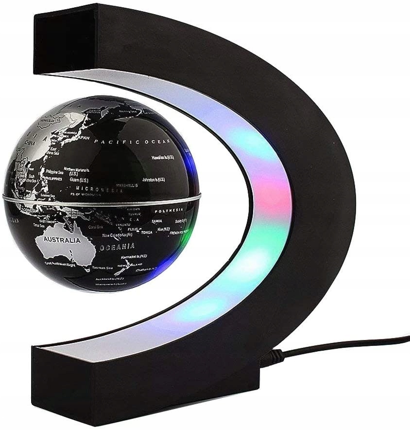 LEVITATING GLOBE INTERACTIVE MAGNETIC LED Gamintojo kodas interaktyvi magnetinė lempa dovana