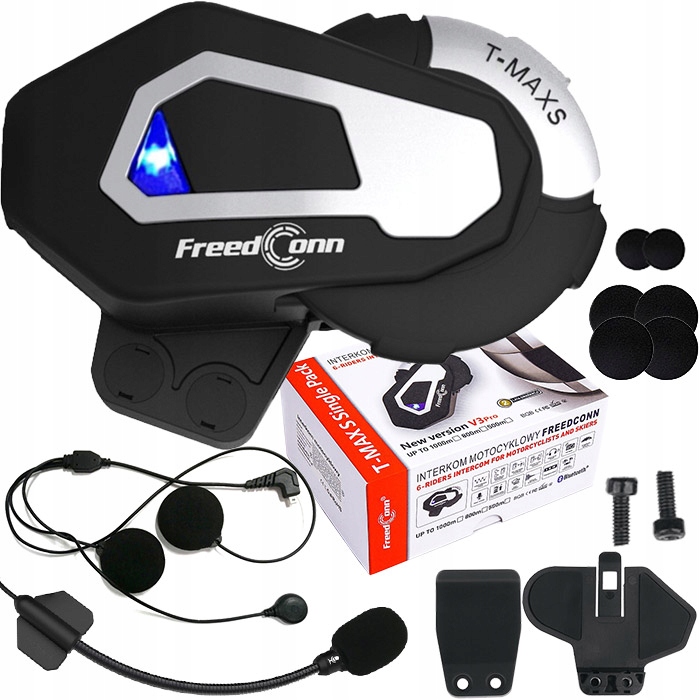 FREEDCONN T-MAX S V3 PRO BLUETOOTH INTERCOM 6 ŽMONĖS