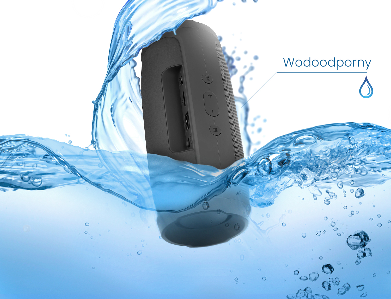 WIRELESS BLUETOOTH BASS POWERBANK GARSIAKARIASIS Originalios pakuotės būklė