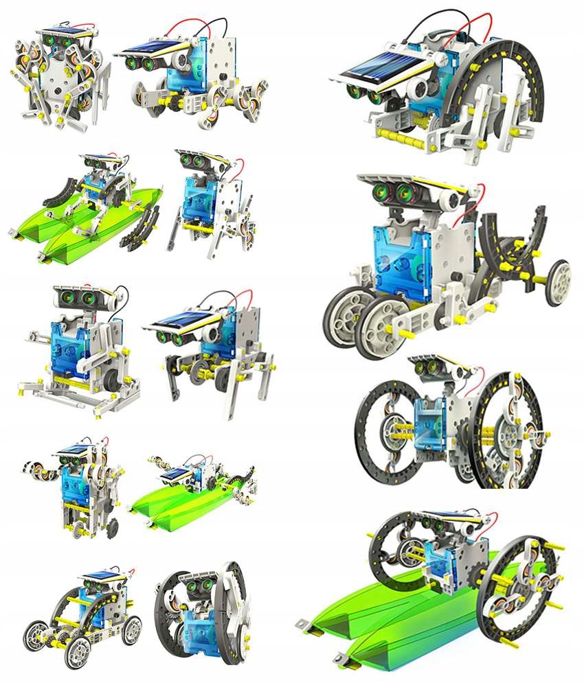 SAULĖS ROBOTŲ SAULES ŽAISLŲ RINKINYS 13IN1 SOLAR Gamintojo kodas ZA2244