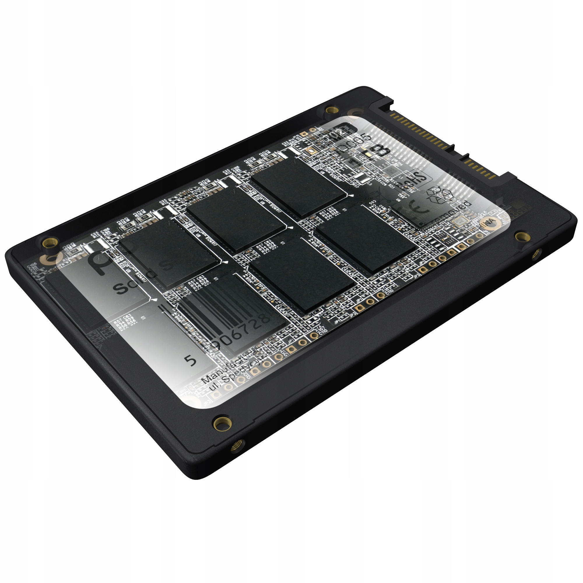 Diskas SSD 512GB SATA III 2,5"  3D NAND 560 MB/s gamintojo stulpai