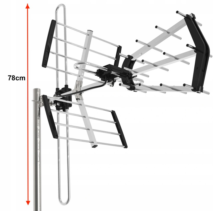 ANTŽEMINĖS TV ANTENOS COMBO DVB-T2 filtras LTE 4K HD EAN (GTIN) 5902689077067