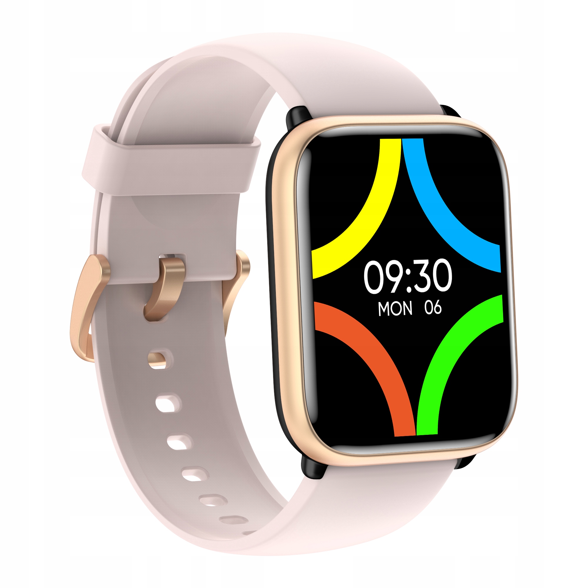 MOTERIS SMARTWATCH 3D WATERPROOF MENU PL Aukso spalva