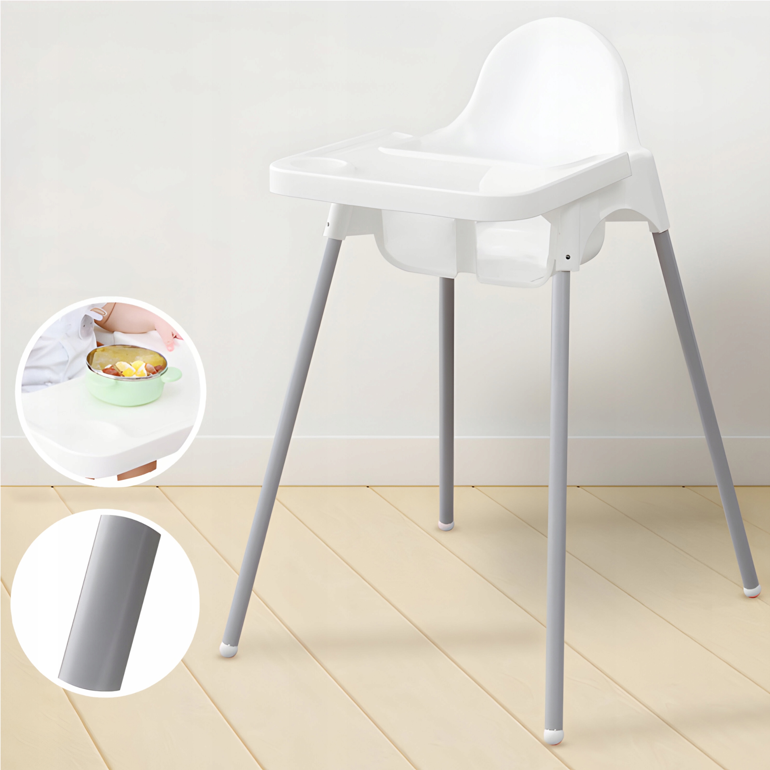 CHAIR FEEDING CHAIR SEAT + TRAY 2in1 Kid's age 6 month +