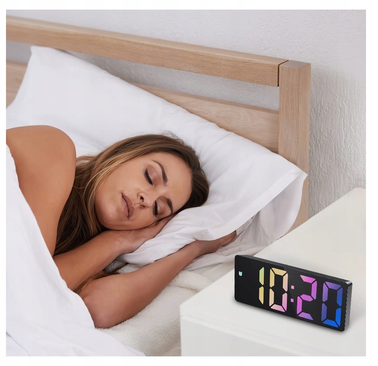 CLOCK ALARM ELECTRONIC DIGITAL DATE LED USB Valmistaja muu