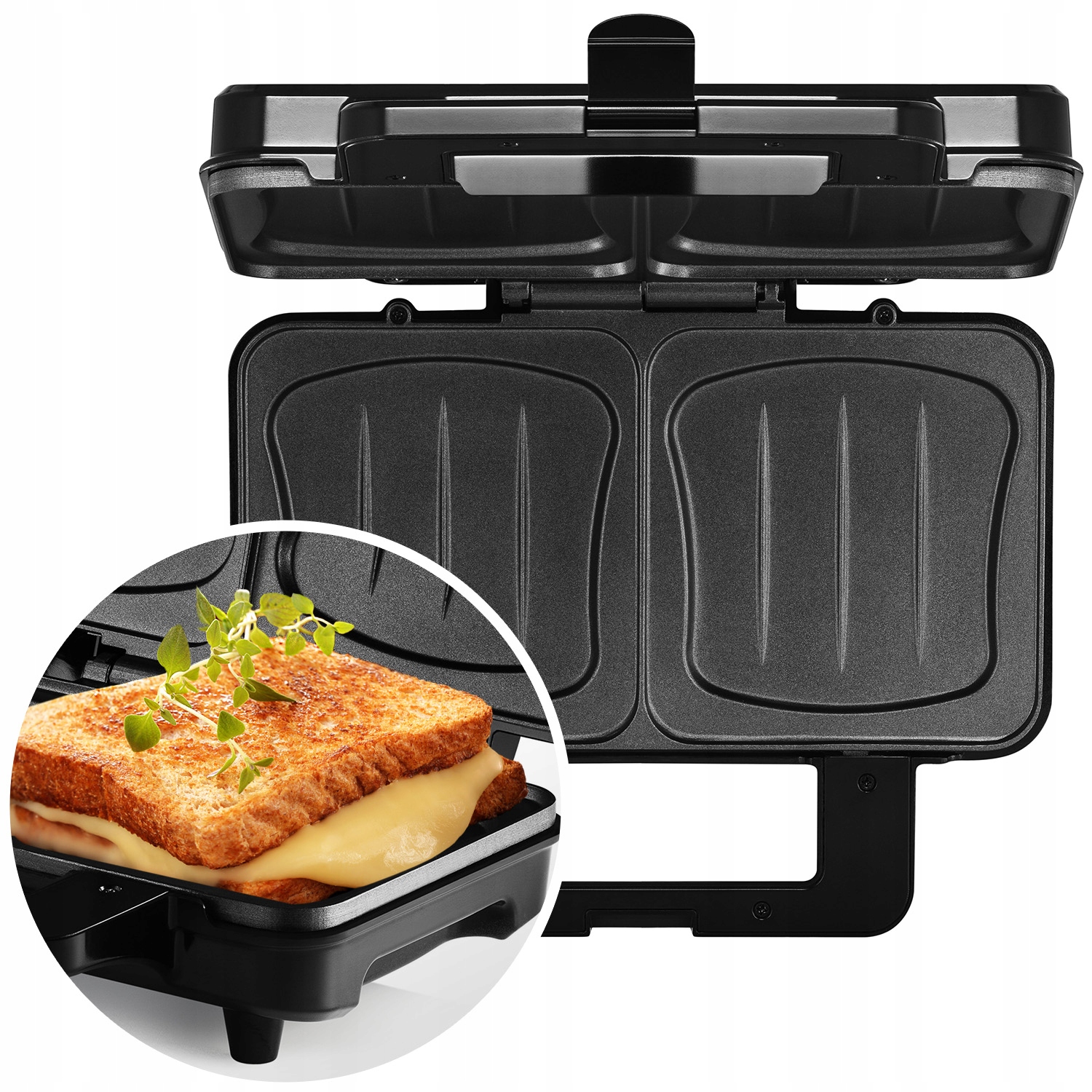 Skrudintuvas SANDWICH MAKER XL MOZANO Dominuojanti spalva sidabrinė/pilka