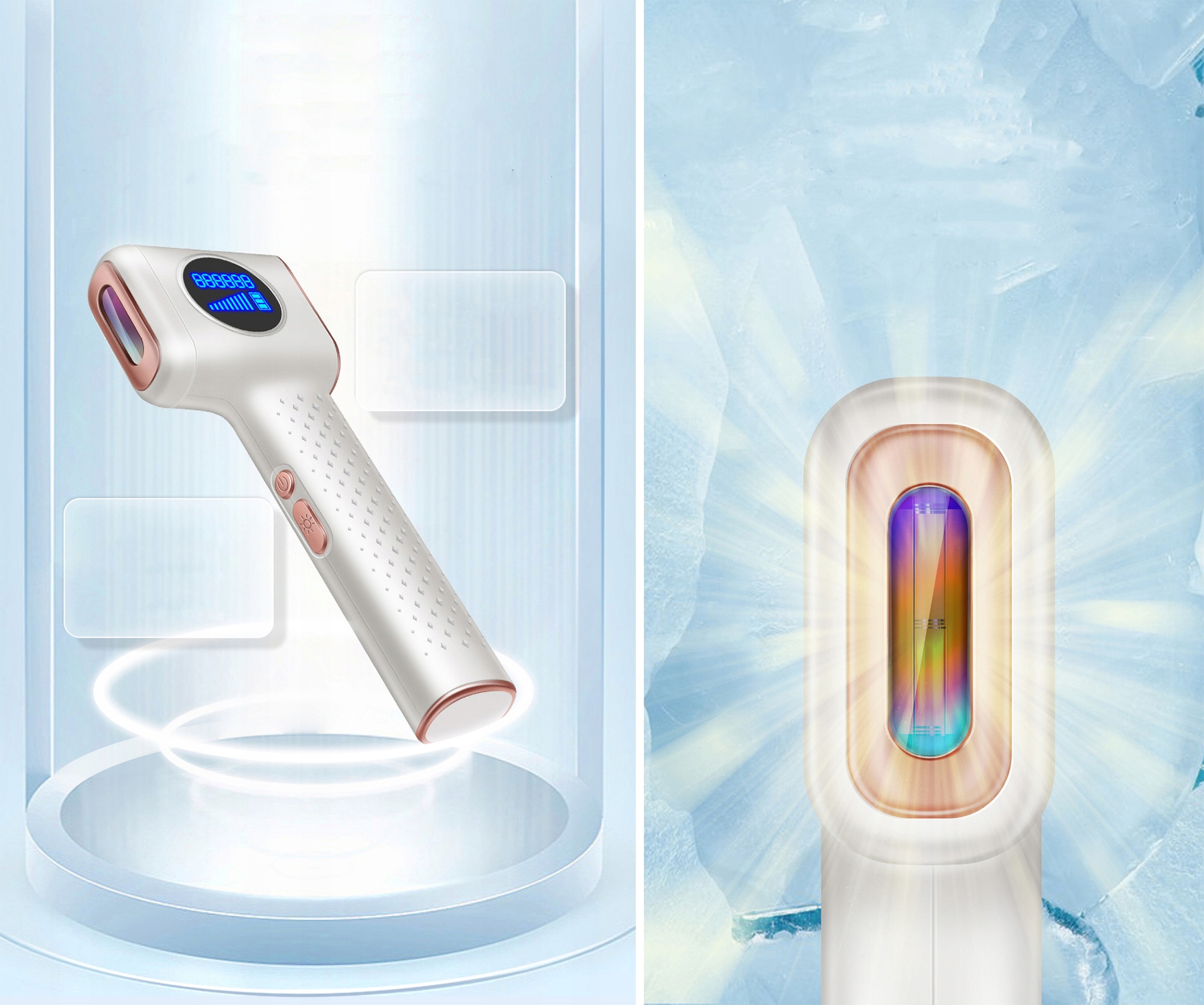 IPL Epilator Painless for Face Body Depilation metodas šviesos impulsas