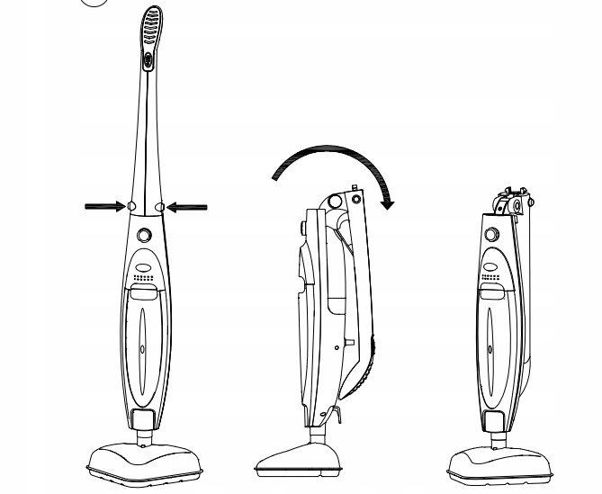 GALINGAS GARŲ ŠLUTŲ VALYMAS MEDION STEAM CLEANER Papildoma informacija sulankstoma rankena garų parengties indikatorius temperatūros indikatorius