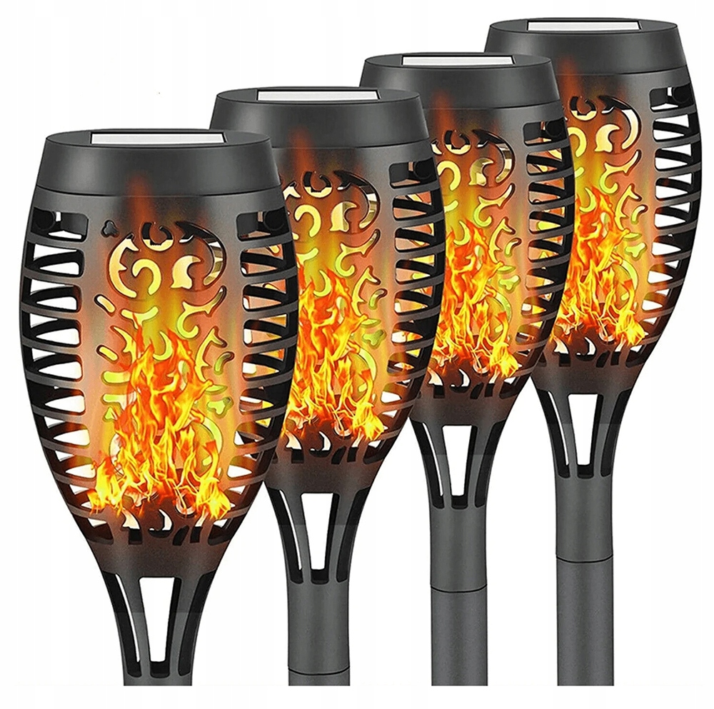 4x LED saulės lempa LANTERN TORCH FLAME EAN (GTIN) 5903796191912