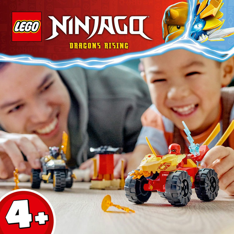 NINJAGO® automobilio ir motociklo mūšis