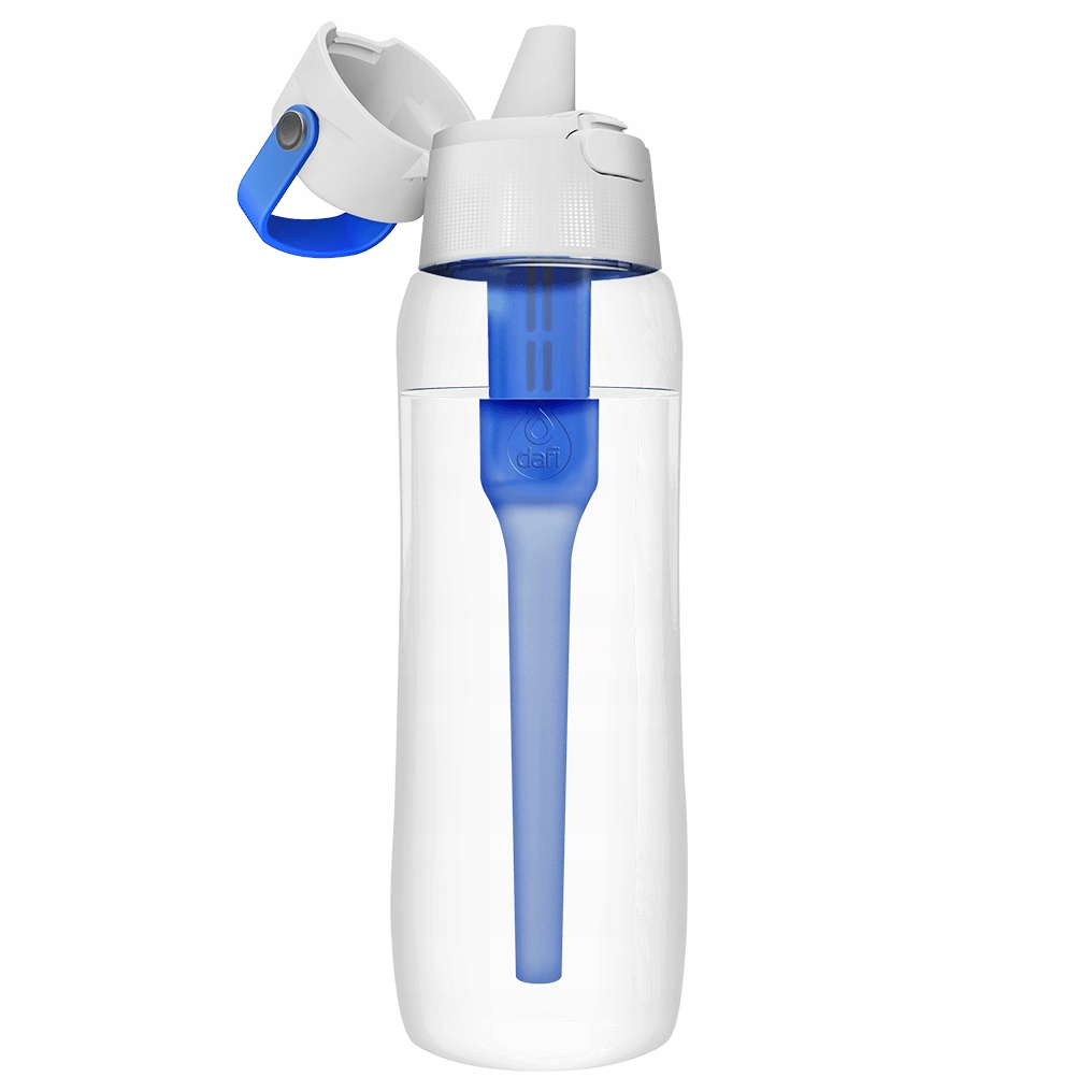 Dafi SOLID butelis mėlynas SZAPHIRE + 4x filtrai Modelis Solid