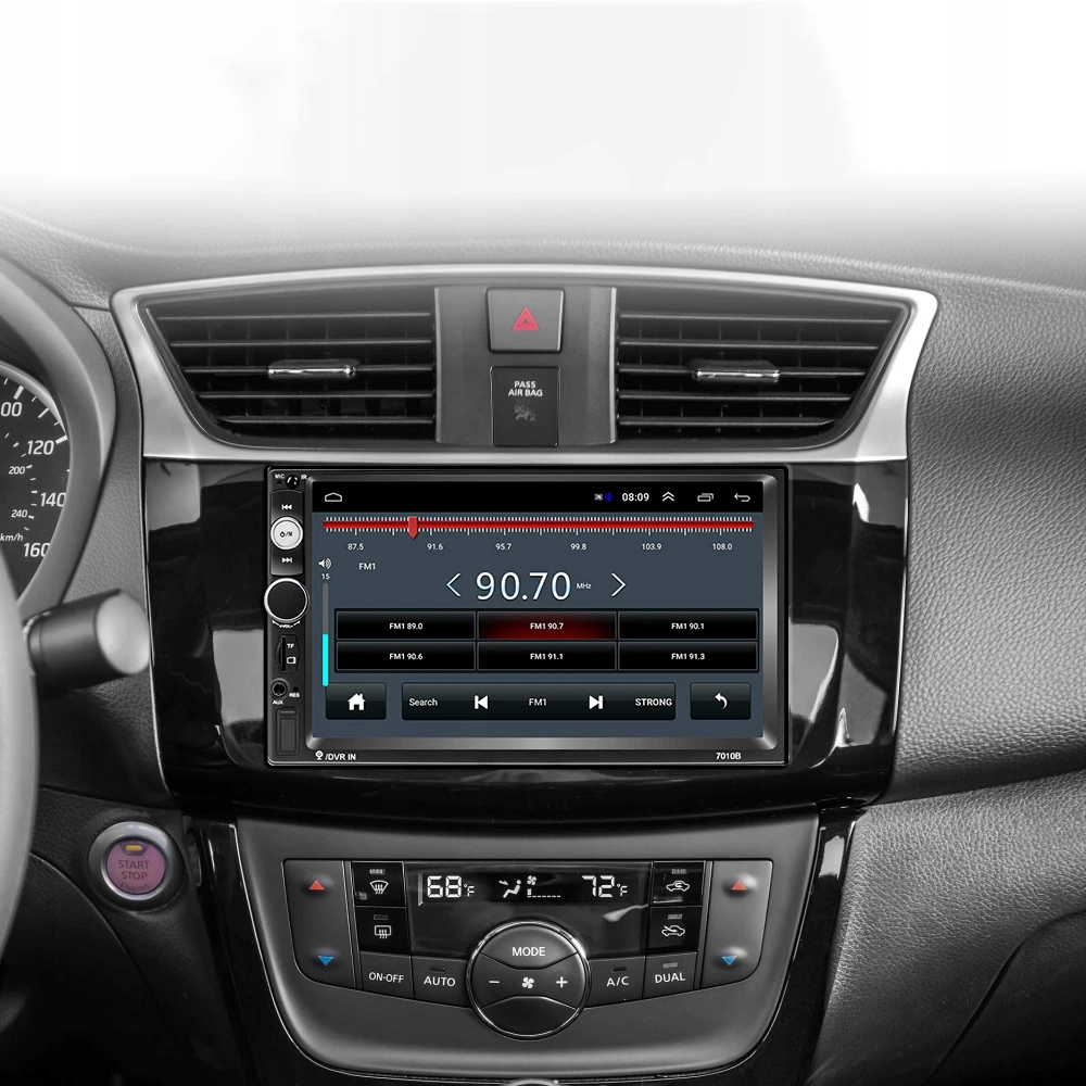 AUTOMOBILIŲ RADIJO BLUETOOTH 2DIN USB TOUCH 7010B modelis