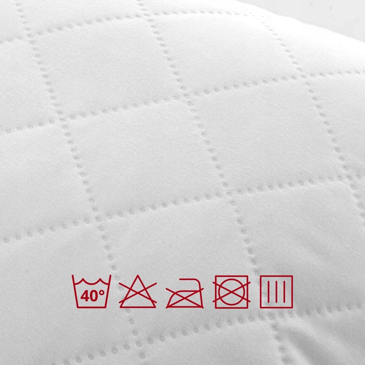 Antialerginė dygsniuota pagalvė 40x60 tipas miegui