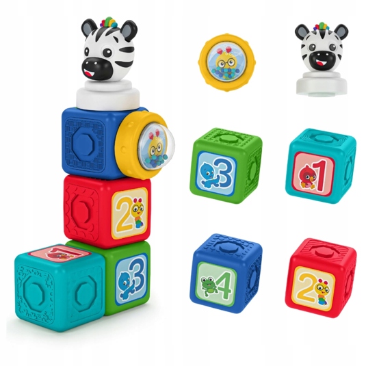 BABY EINSTEIN KLOCKI LEPSZE NIŻ LEGO DUPLO 6 SZTUK