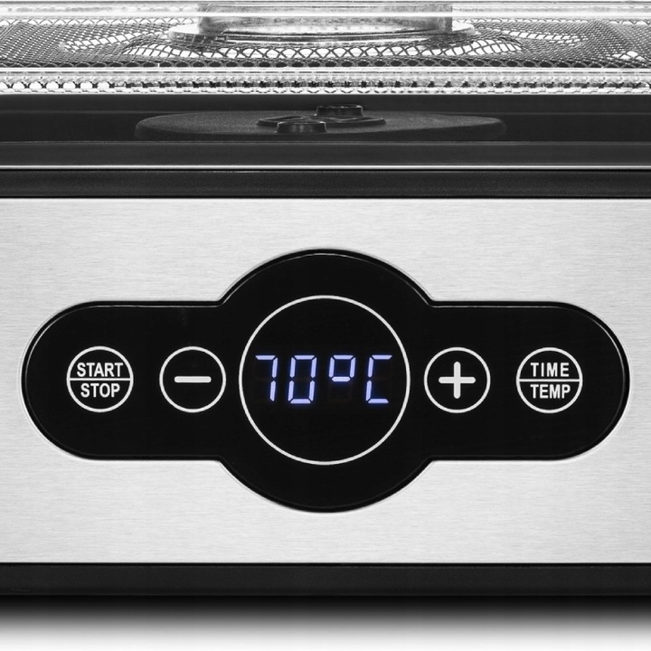 DŽIOVYKLĖ GRYBŲ VAISIAMS DARŽOVĖMS INOX 400W 6 SITS Modelis SUSZ-MO20#06