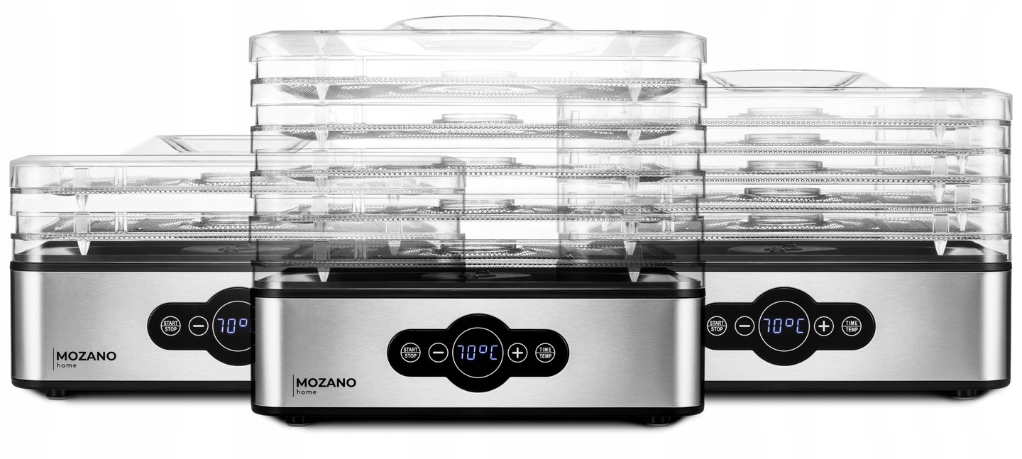 INOX 400 W 6 SIT GRYBAI VAISIŲ DARŽOVŲ DŽIOVYKLĖ Gaminio plotis 29,9 cm