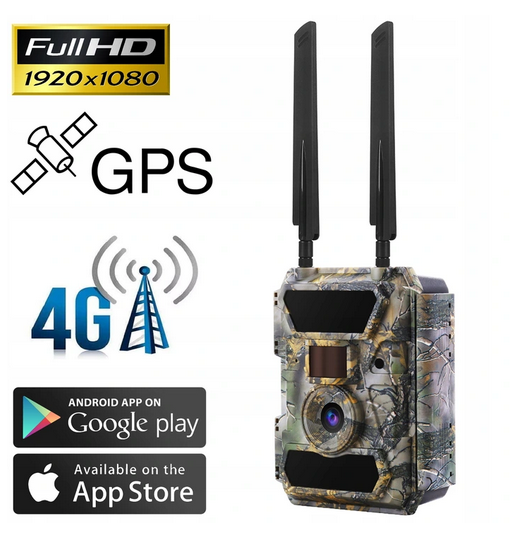 SZEROKOKĄTNA FOTOPUŁAPKA 4.0CG GPS 4G LTE W SKRÓCIE