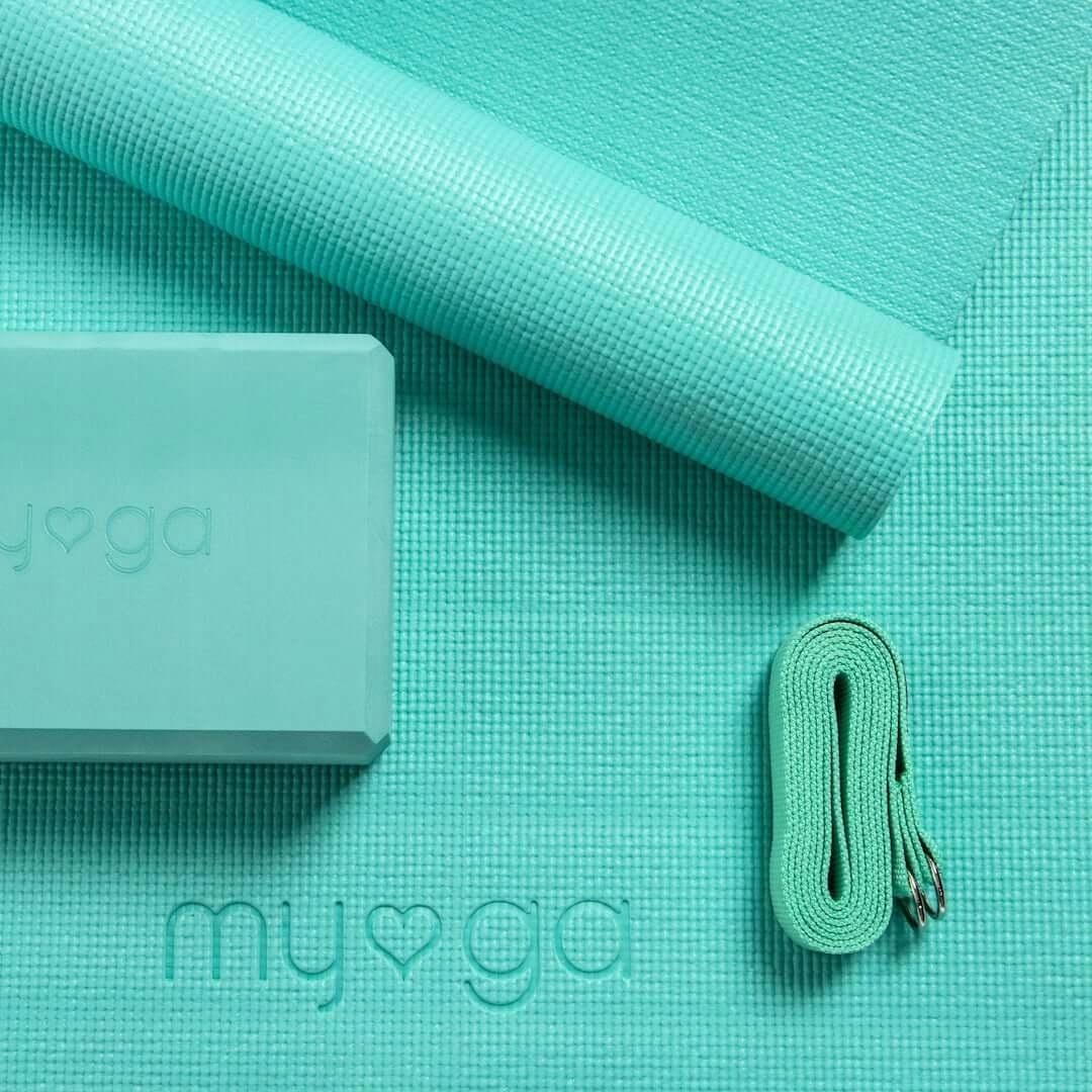 Myga jogos rinkinys Yoga Start kilimėlio blokinė juostelė Myga firmos