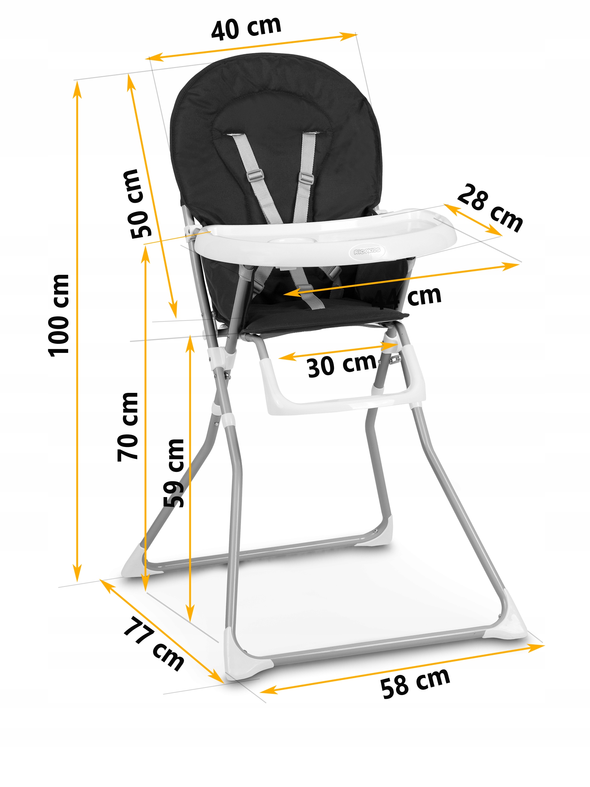 SULANKSTAMA VAIKŲ MAITINIMO KĖDĖ 2in1 Kėdės svoris: 6 kg