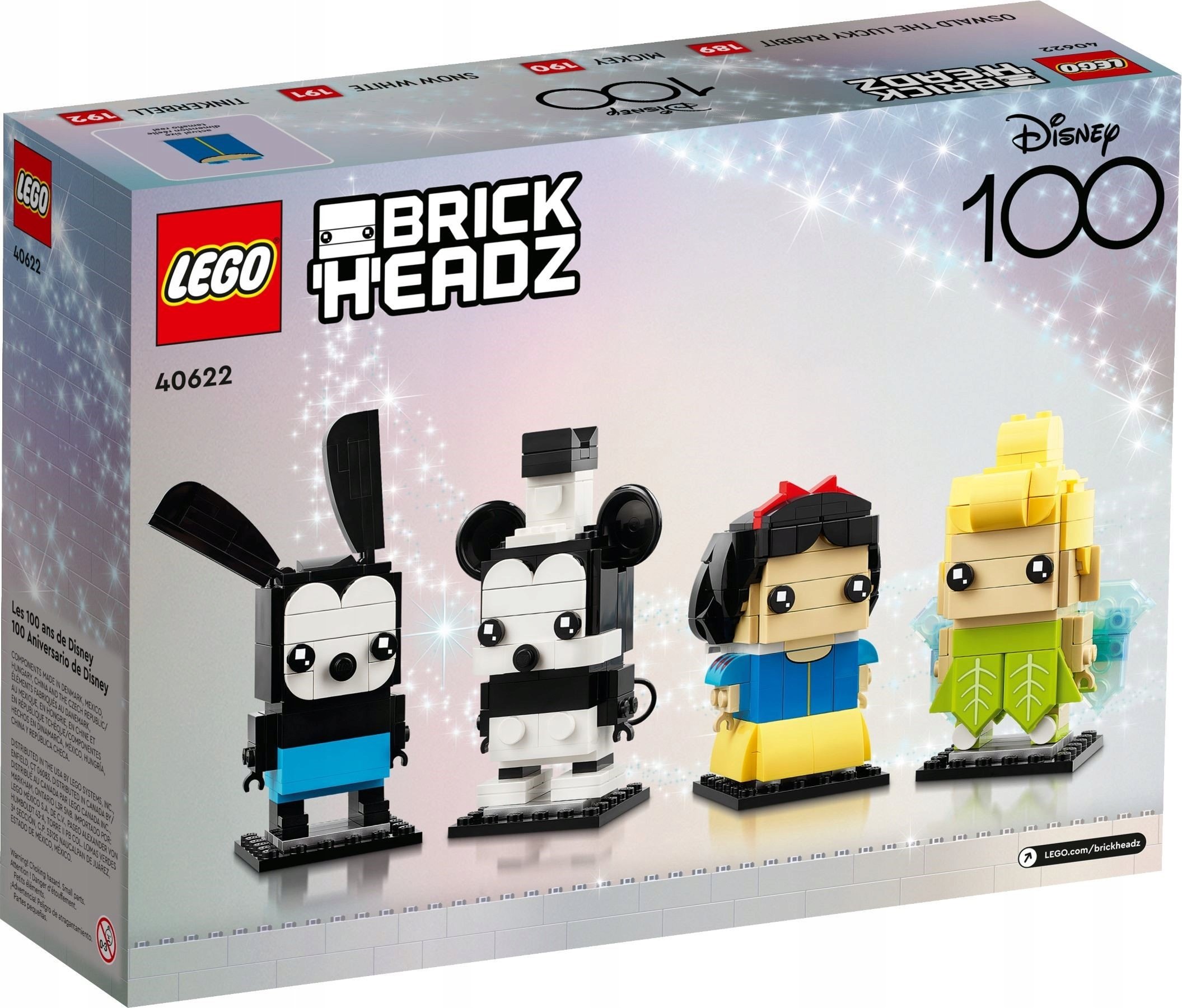 LEGO BrickHeadz Disney - 100th Birthday 40622 EAN (GTIN) 5702017424040